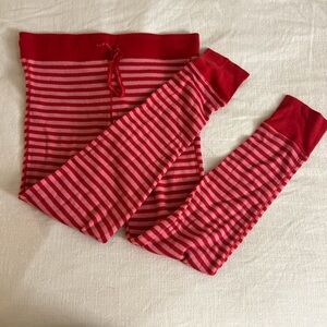 Victoria’s Secret cozy Christmas thermal loungewear pajama pants joggers small